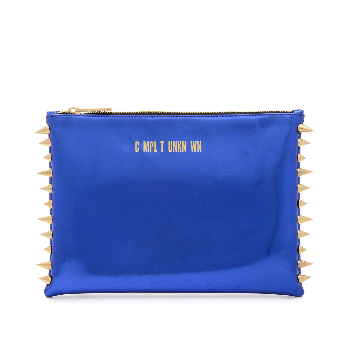 Blue and outlet gold clutch