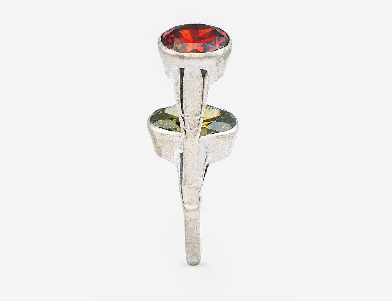 DOUBLE DECKER RING RED