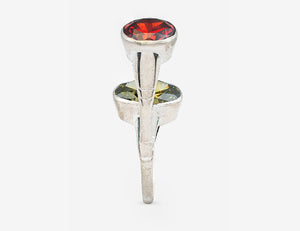 DOUBLE DECKER RING RED