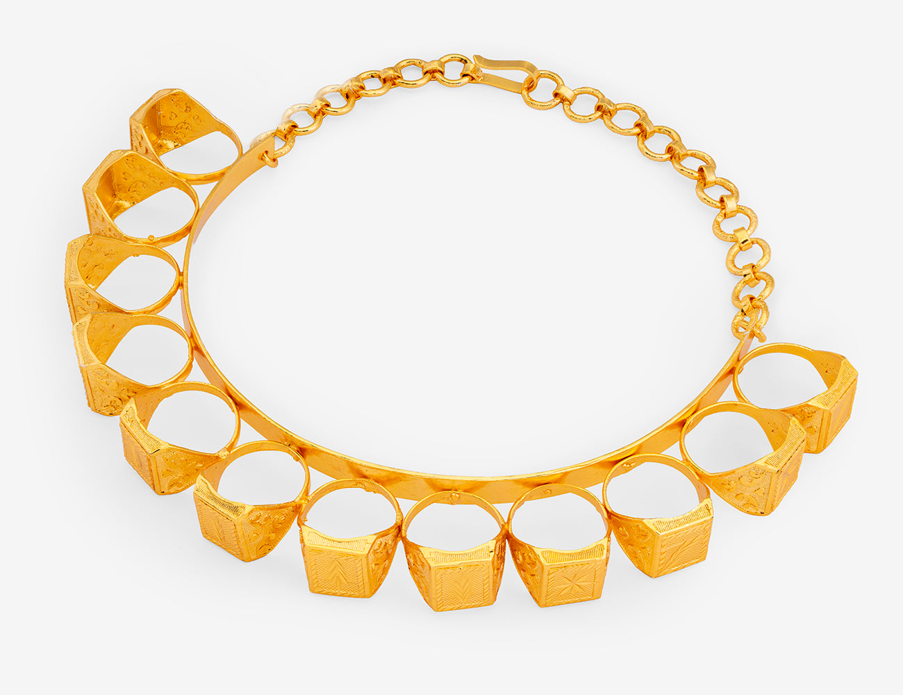 SIGNET RINGS CHOKER