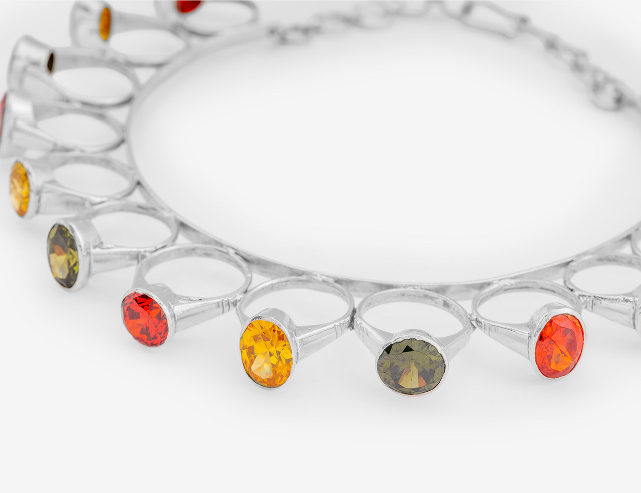 SILVER RINGS CHOKER/SLIM