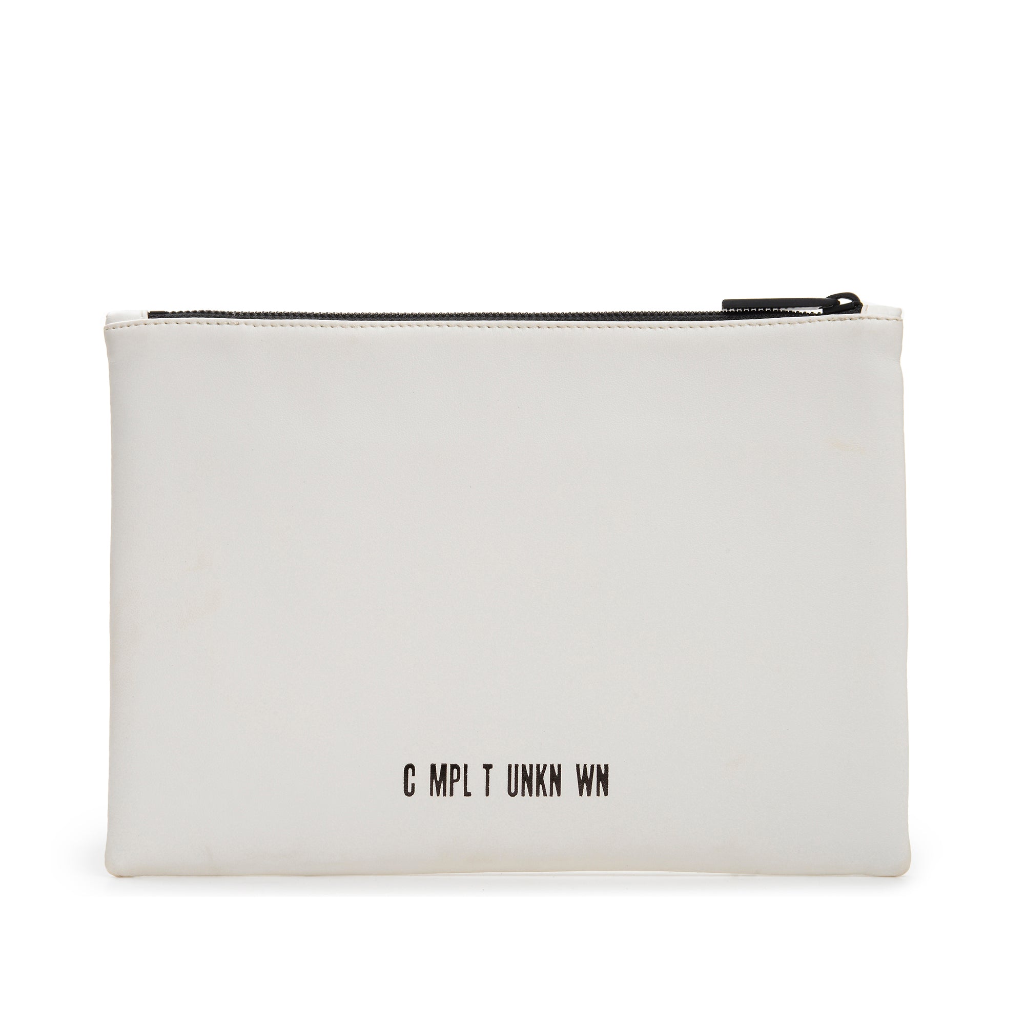SAFETY PINS EMBROIDERED CLUTCH (BLACK)