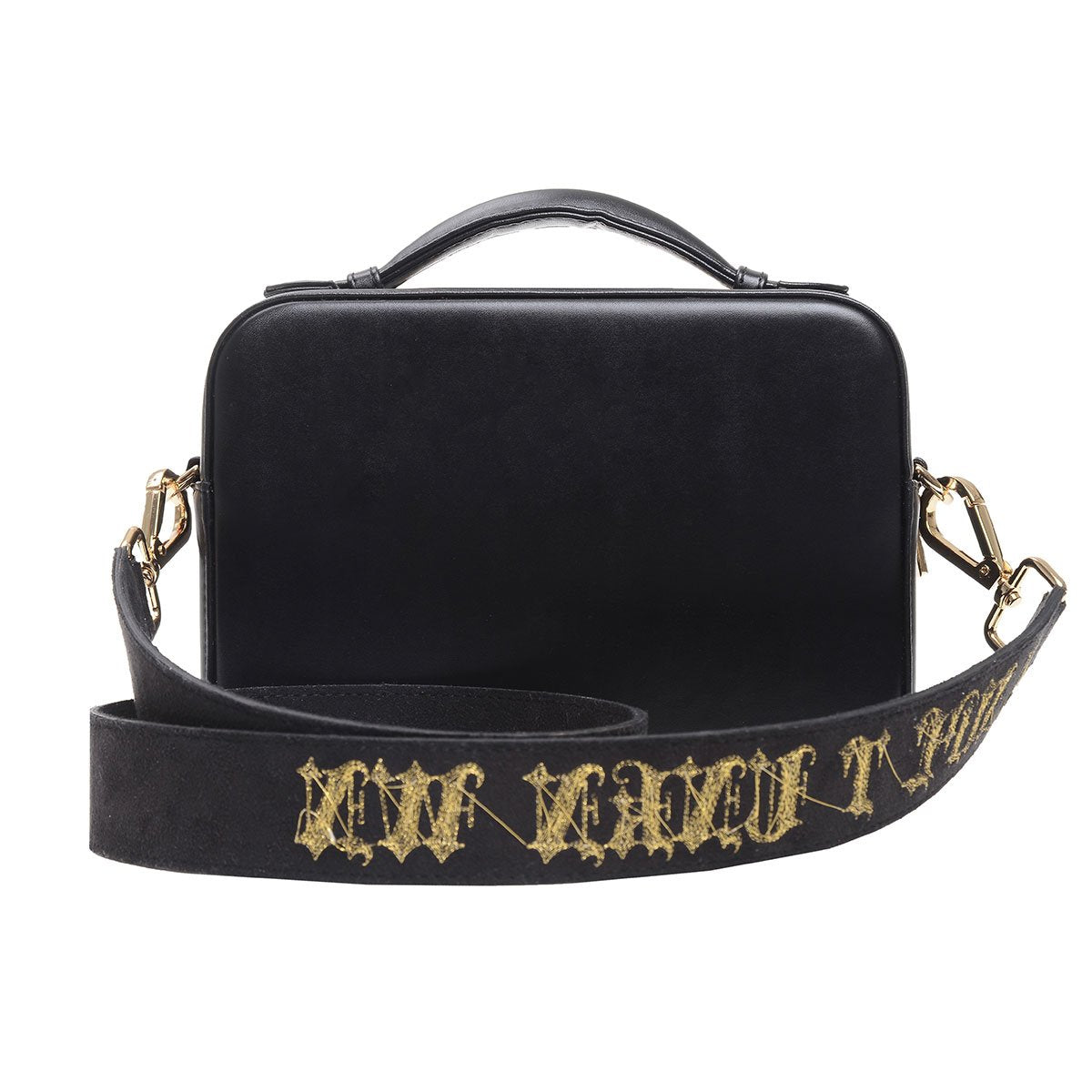 LEOPARD REVERSE EMBROIDERED CROSSBODY BAG